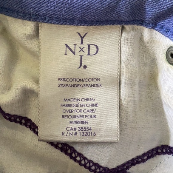 NYDJ light purple jeans - lift tuck technology 6P - Picture 9 of 10